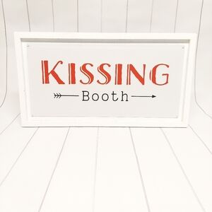 Valentines Day Kissing Booth Sign